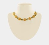 Intricate floral necklace